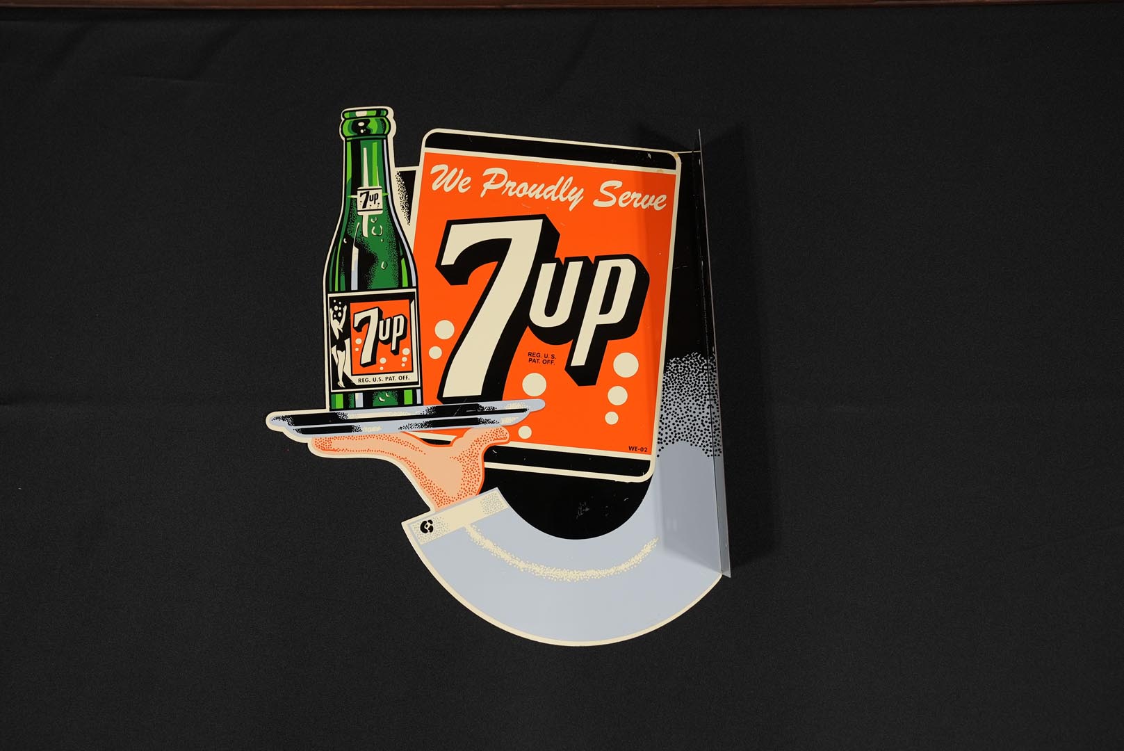 7-Up Bottle DSP Flange Sign - Reissue by Stout