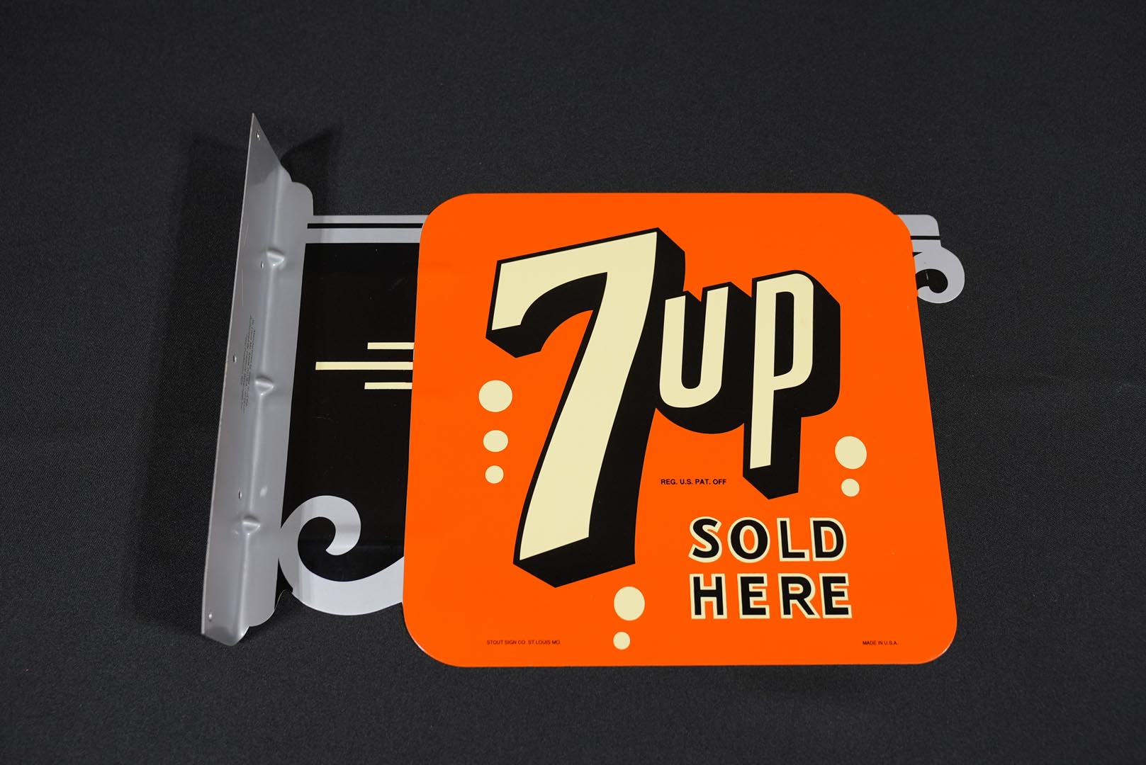7-Up DSP Flange Sign - Reissue by Stout