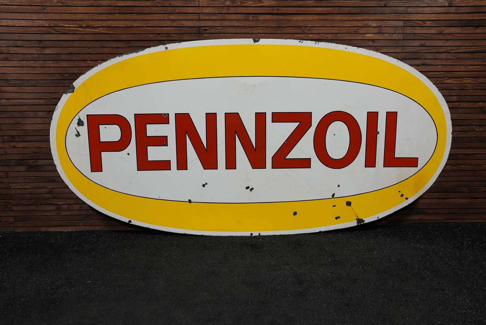  Pennzoil DS Large Enamel Metal  Sign 