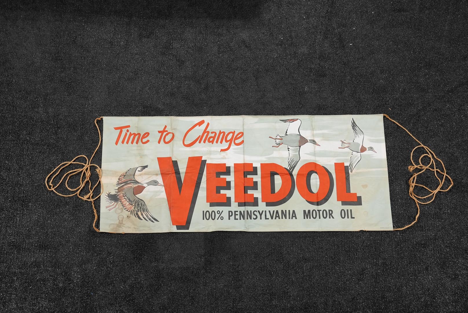 Veedol Motor Oil Canvas Banner