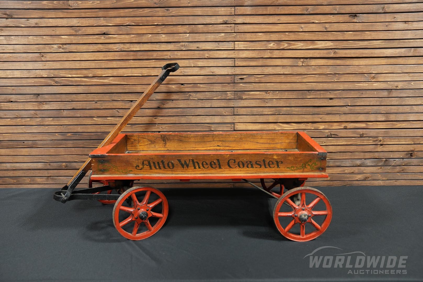  1920s Wood Wagon Autowheel Coa ster 