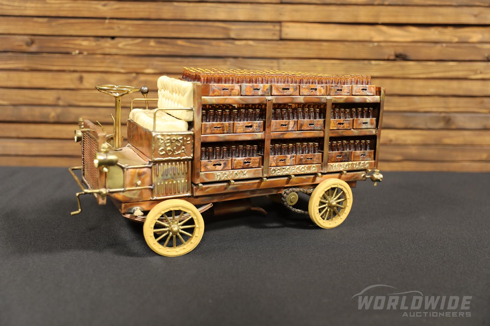 Sculpture of 1905 Autocar Pepsi-Cola Truck by C. Hess