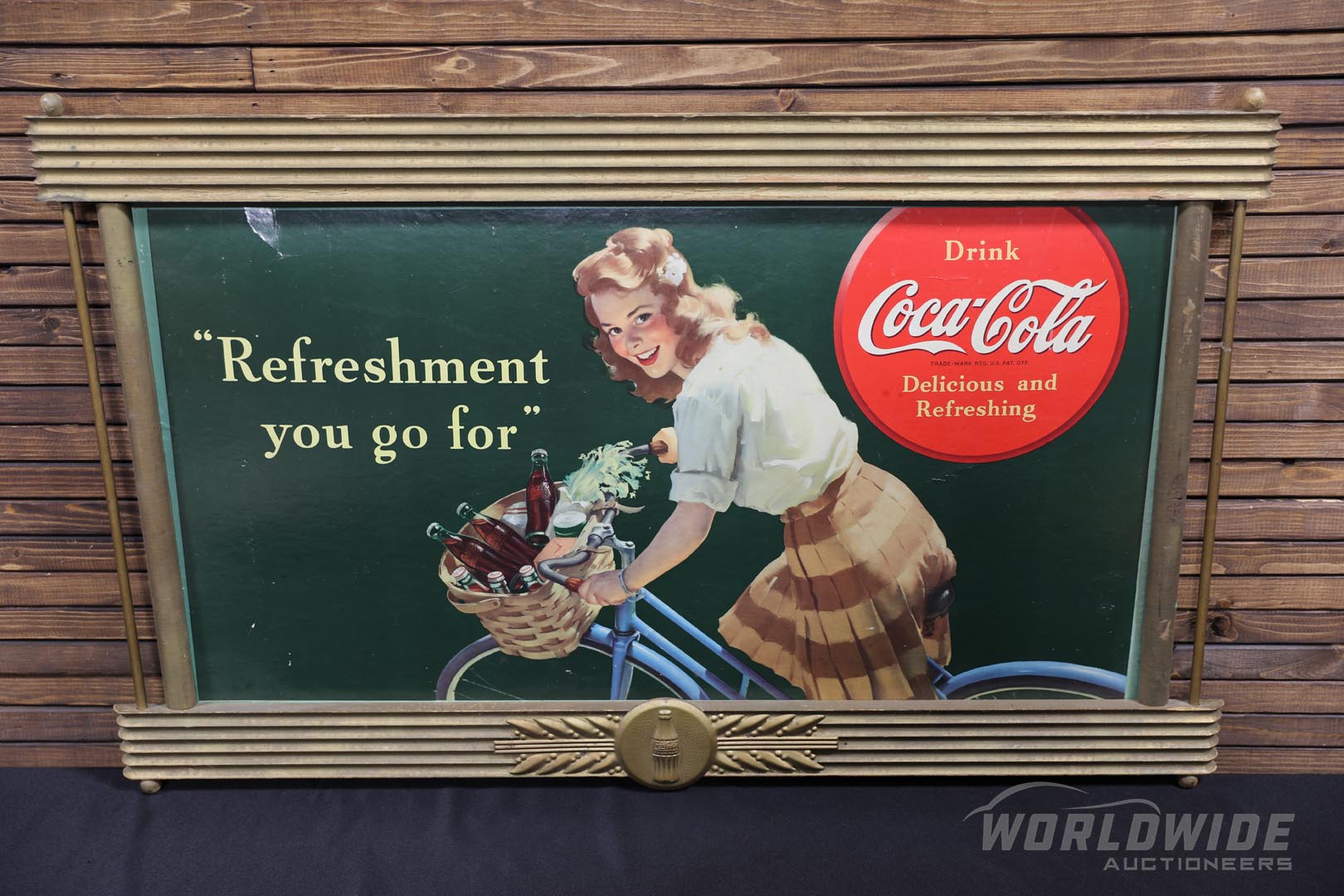 1944 Coca-Cola Poster with Kay Frame