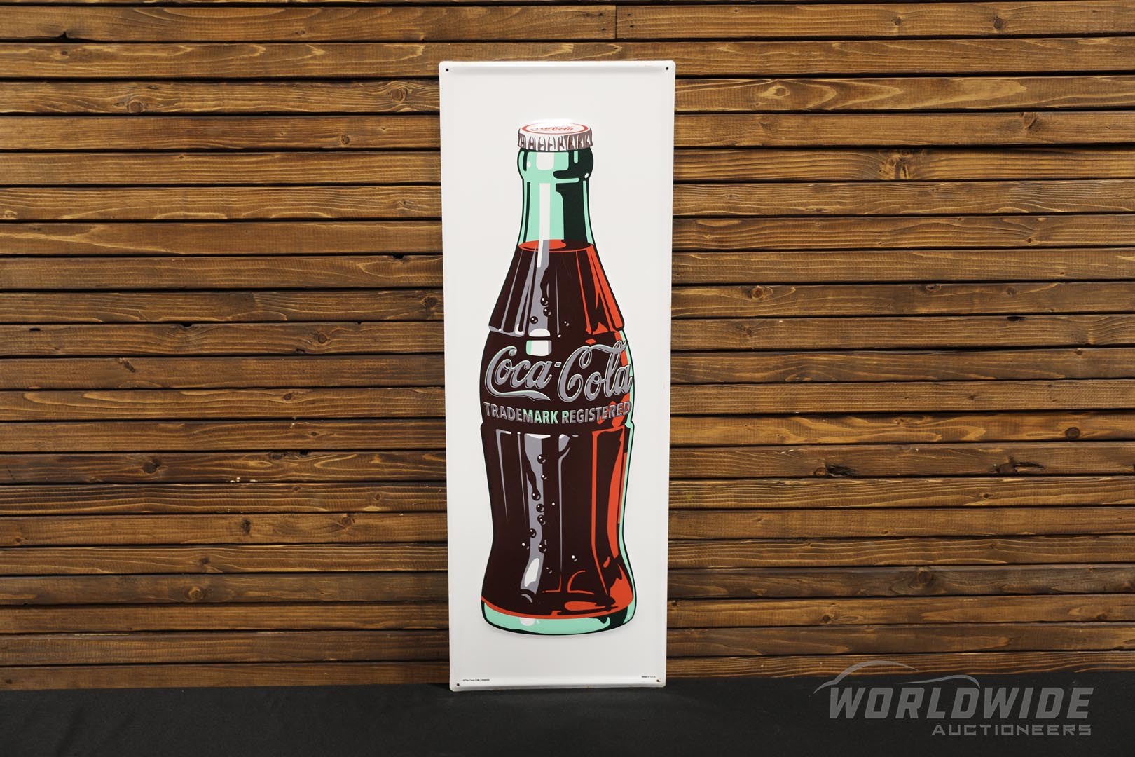 Coca-Cola Bottle Lithographed Tin Sign