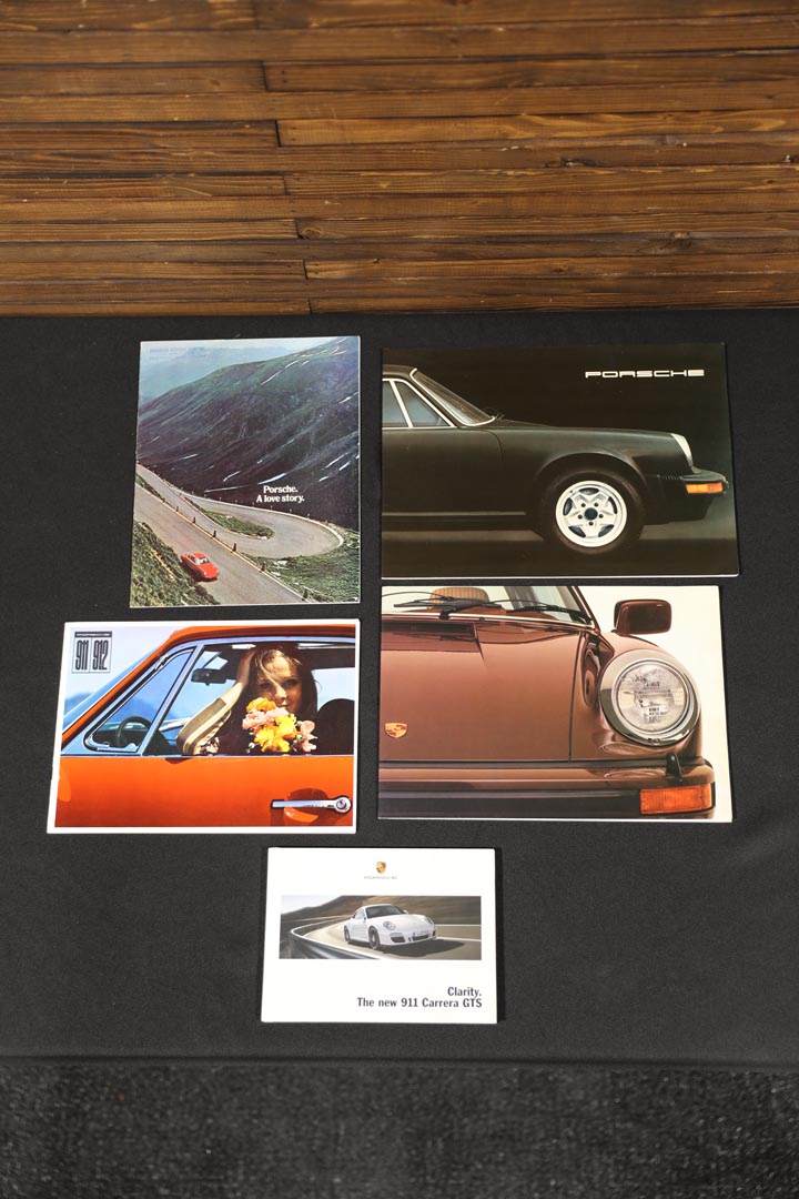 1967-2017 Various Original Porsche Sales Brochures