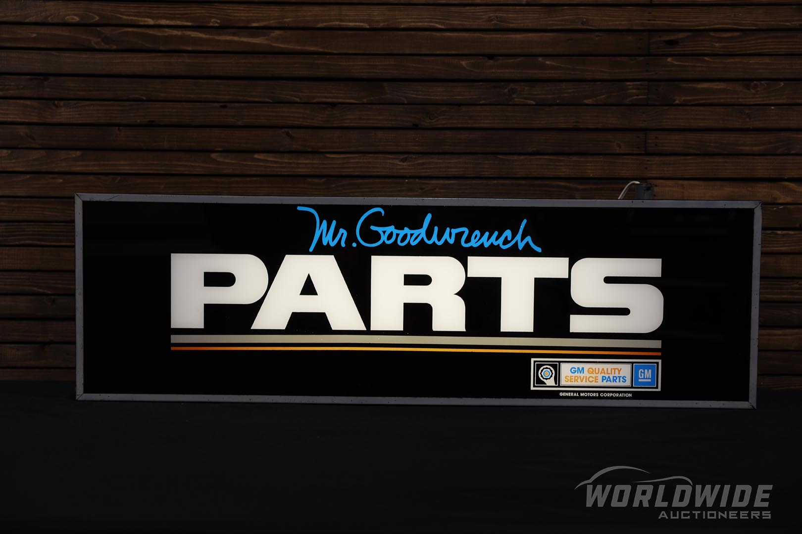 Mr. Goodwrench Parts Lighted Sign