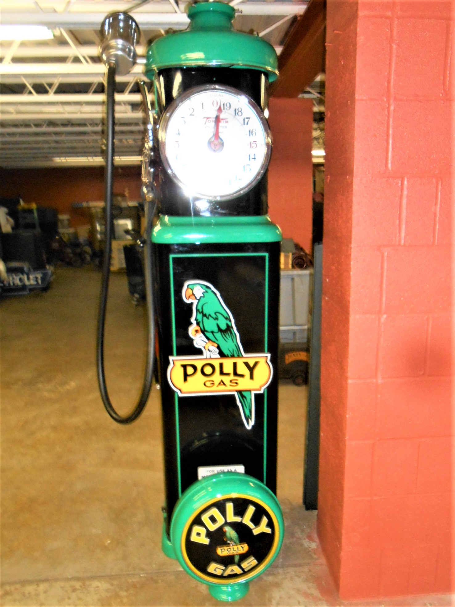 Polly/Tokheim 850 Clock-Face Square Base Pump - Restored