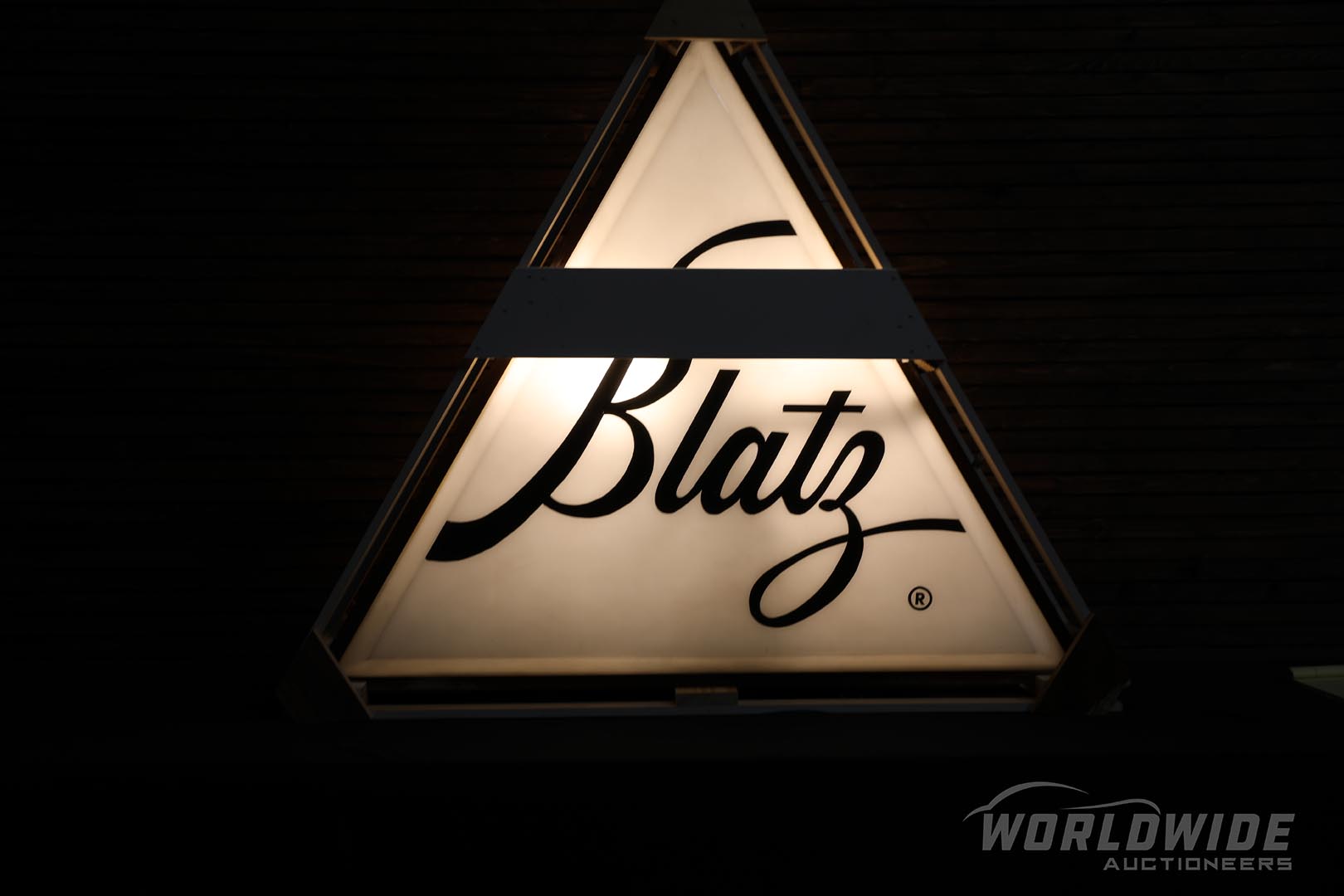 Blatz Double-Sided Lighted Sign