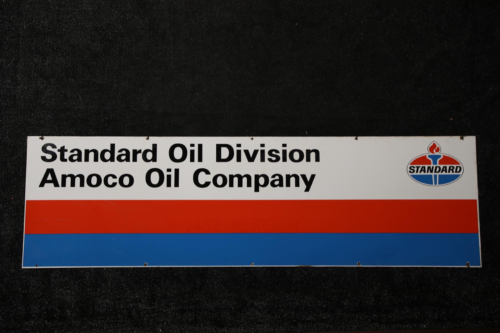 Large Standard Oil Division Amoco Oil Company Sign