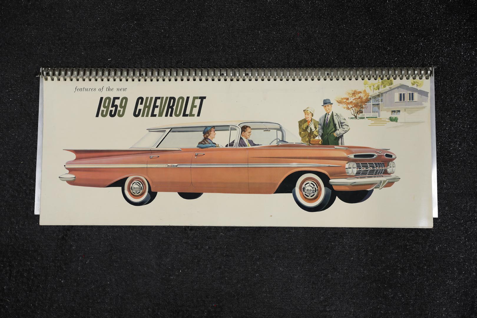  1959 Chevrolet Automobile Feat ures Showroom Display 