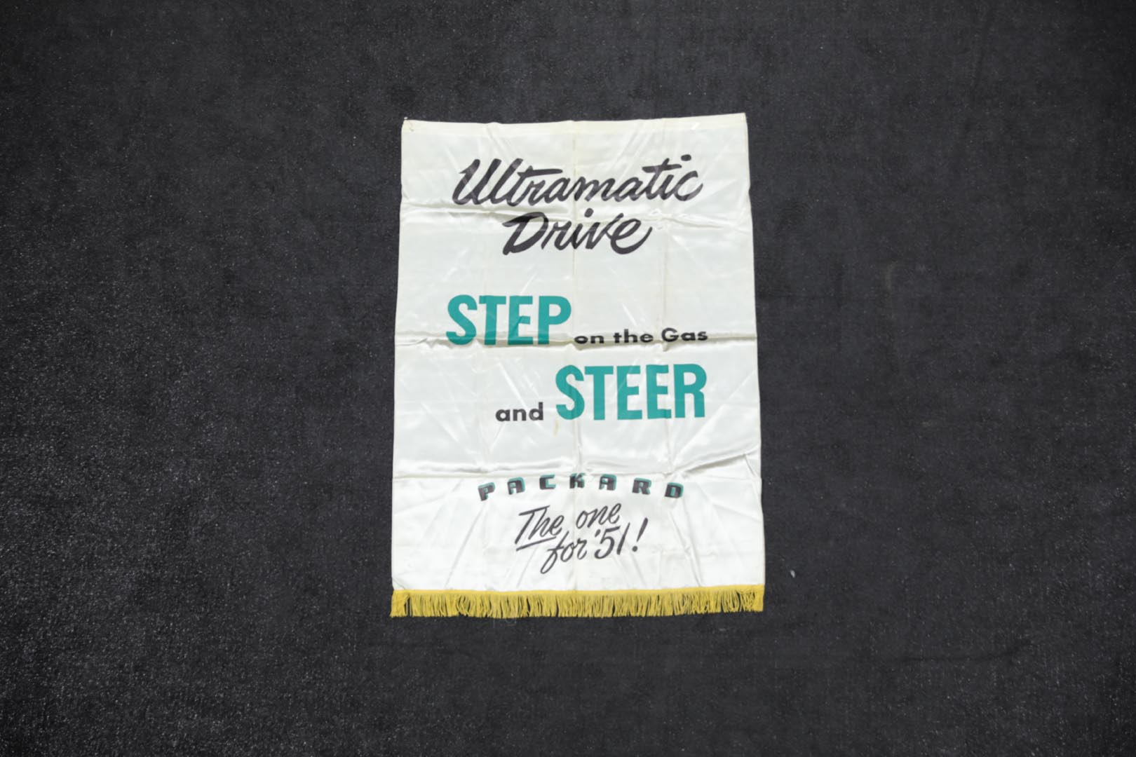 1951 Packard Ultra-Matic Original Showroom Silk Banner