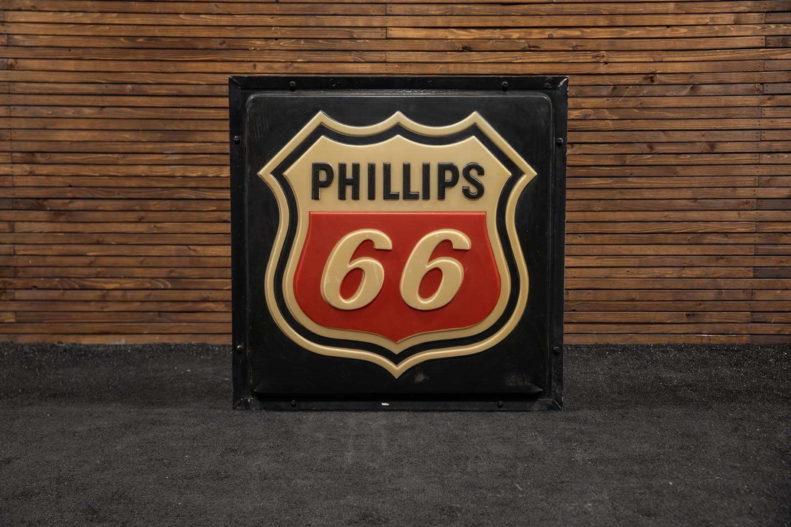 Lighted Phillips 66 Single-Sided Sign