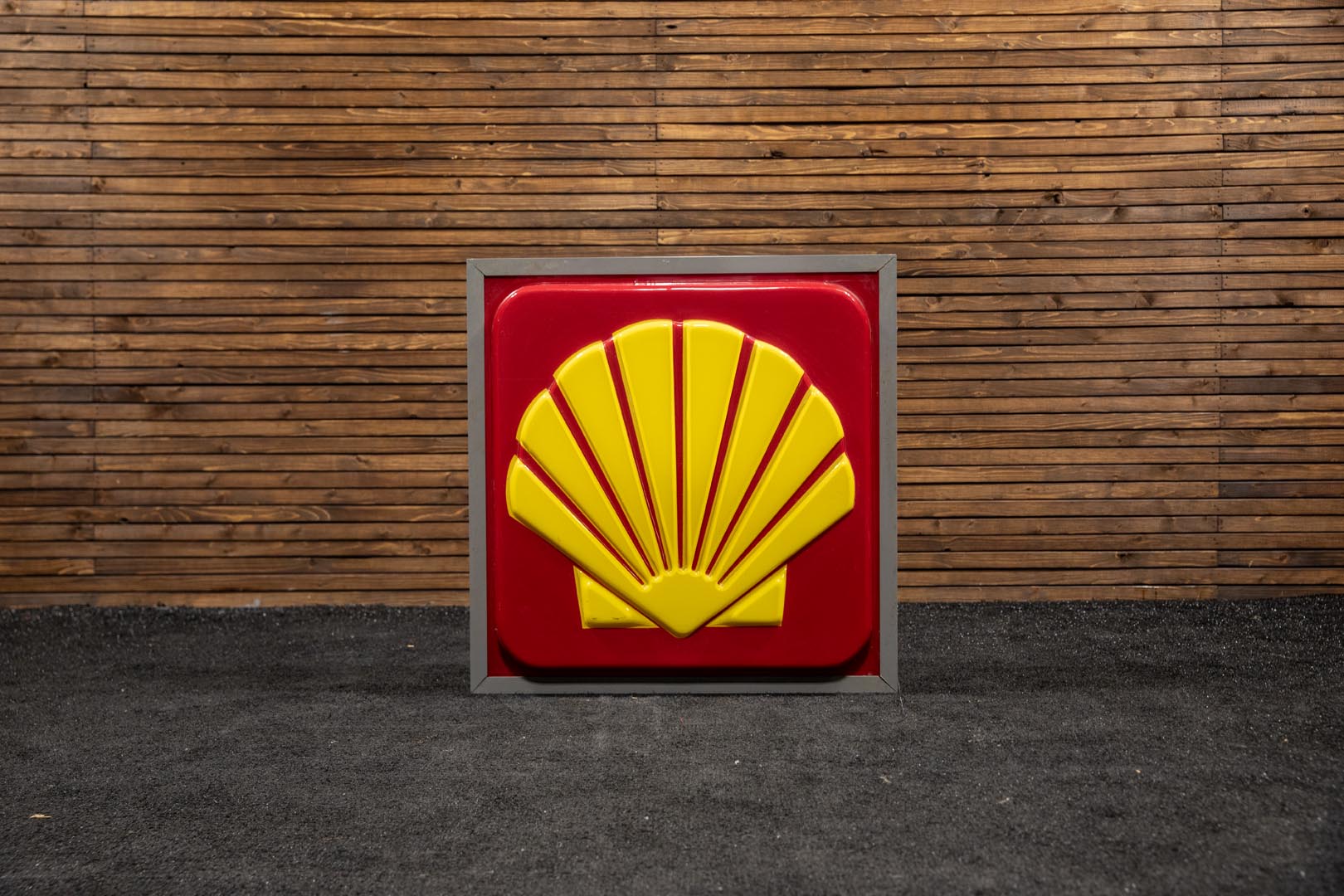  1990s Shell Gas Single-Sided L ighted Sign 