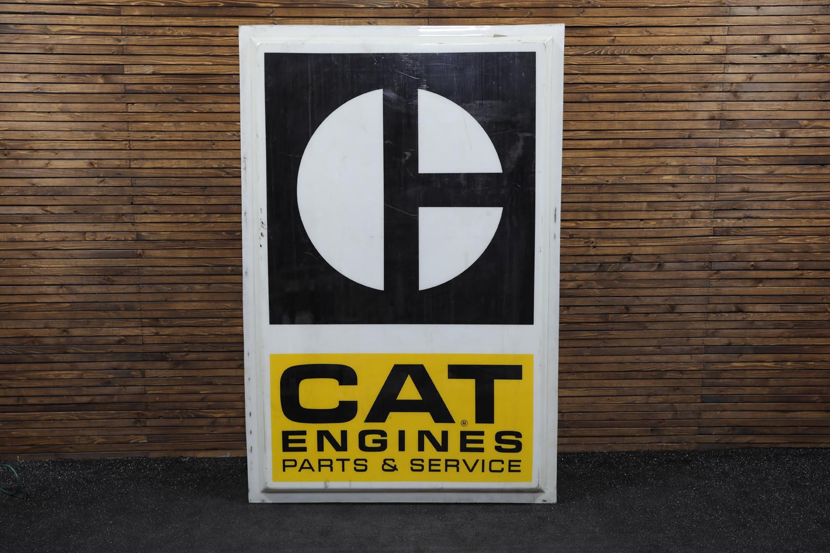 1980s CAT Engines Sign Face
