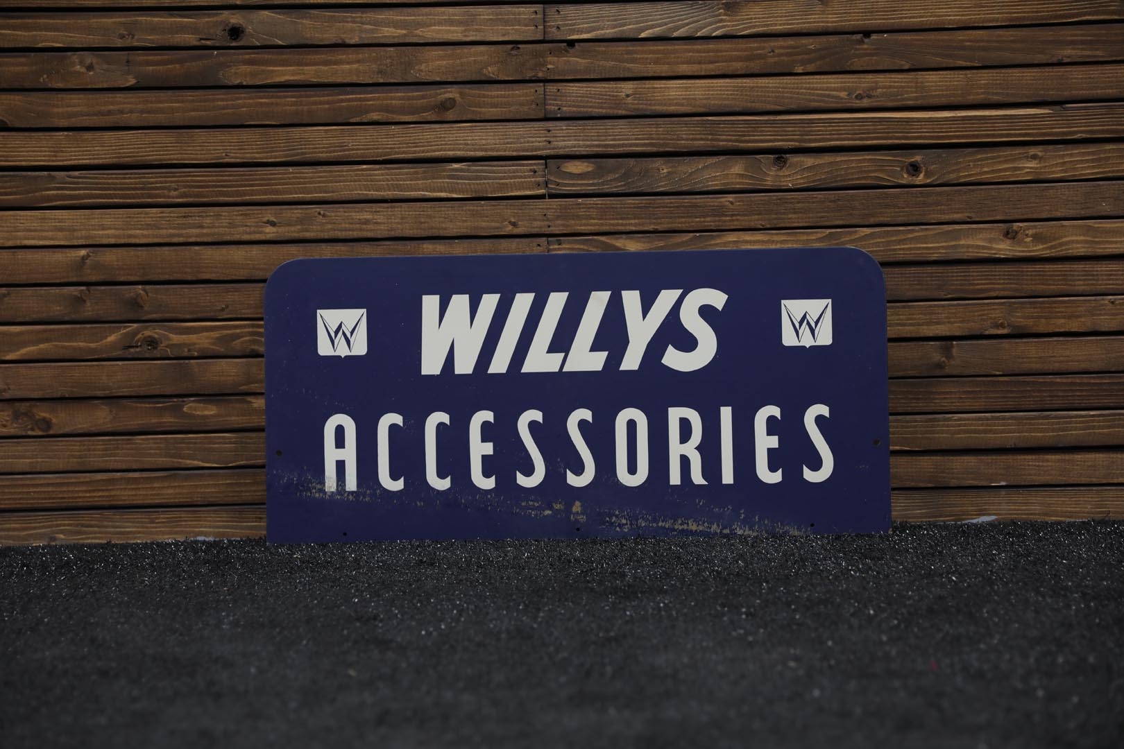  Late 1940s Original Willys Acc essories Dealership Sign 