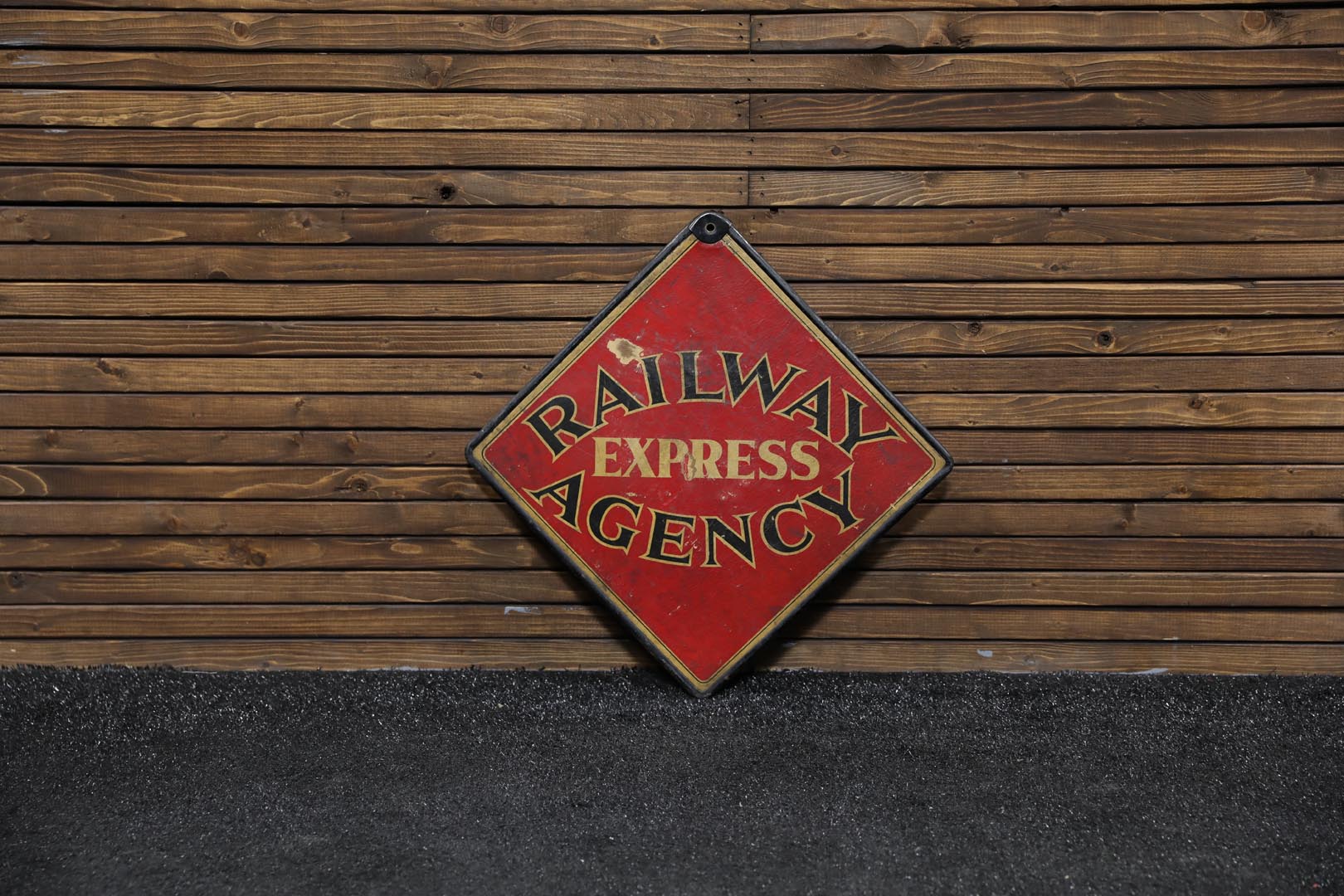  Original Railway Express Doubl e-Sided Sign 