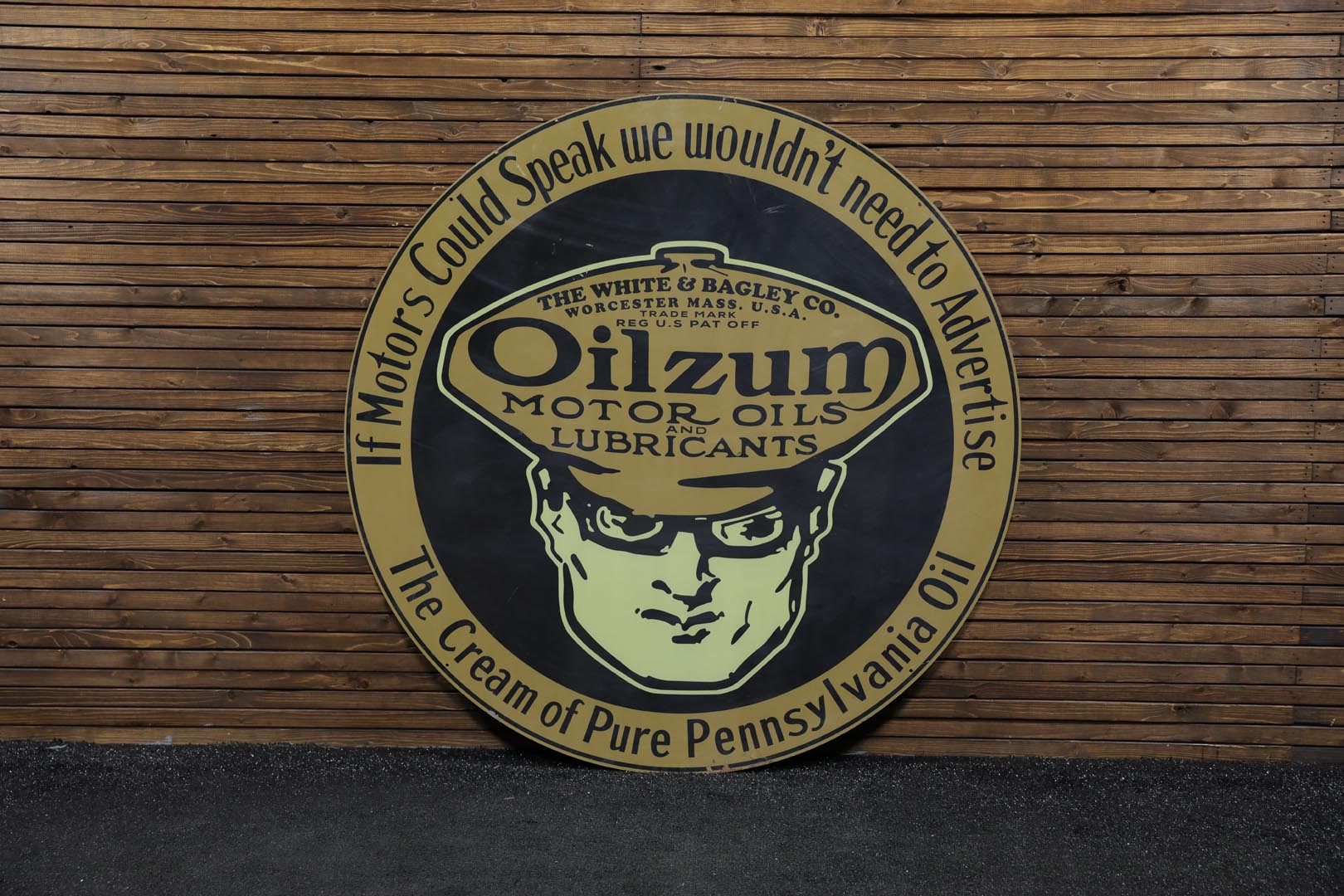  Large Oilzum Metal Sign - Reis sue 