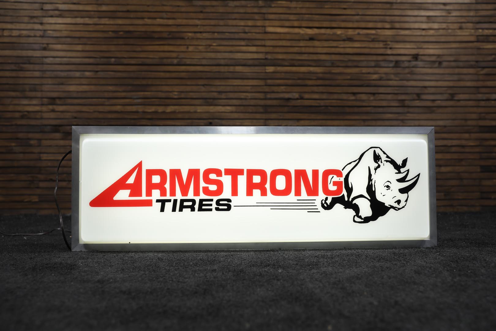 Armstrong Tires Double-Sided Lighted Sign