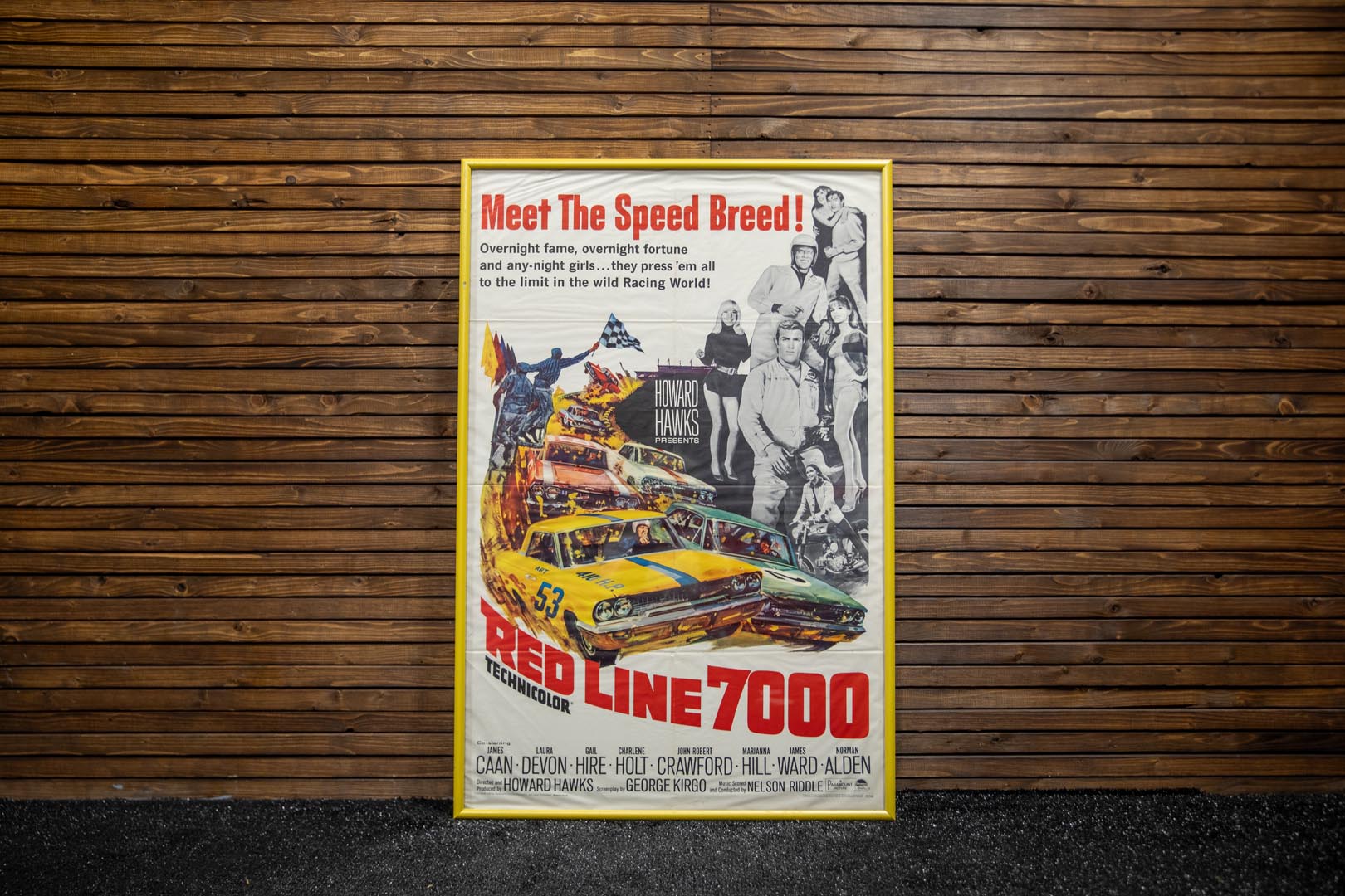  Red Line 7000 Movie Poster - F ramed 