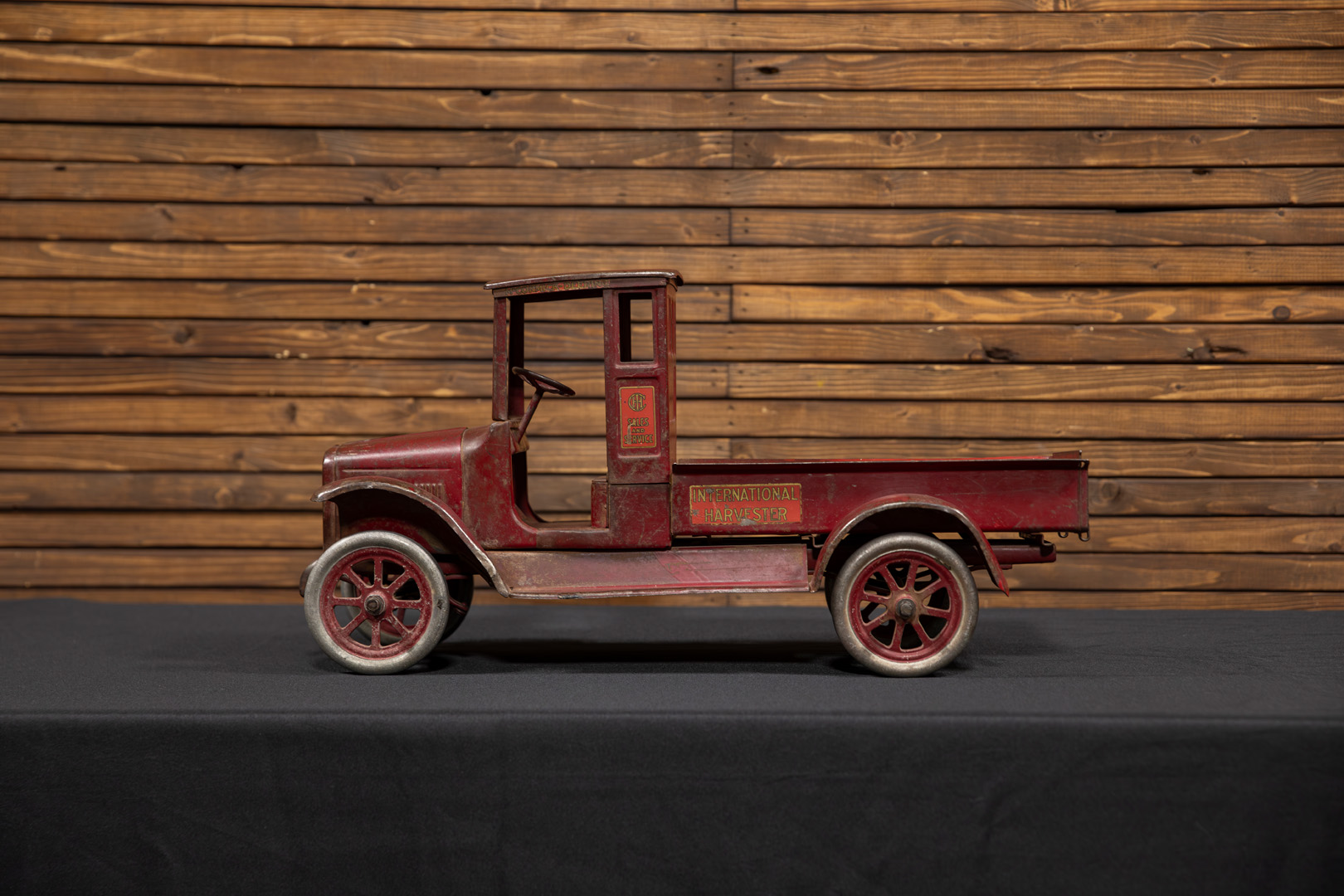  Buddy L Red Baby Pressed Steel  Toy Pickup Truck - Original 