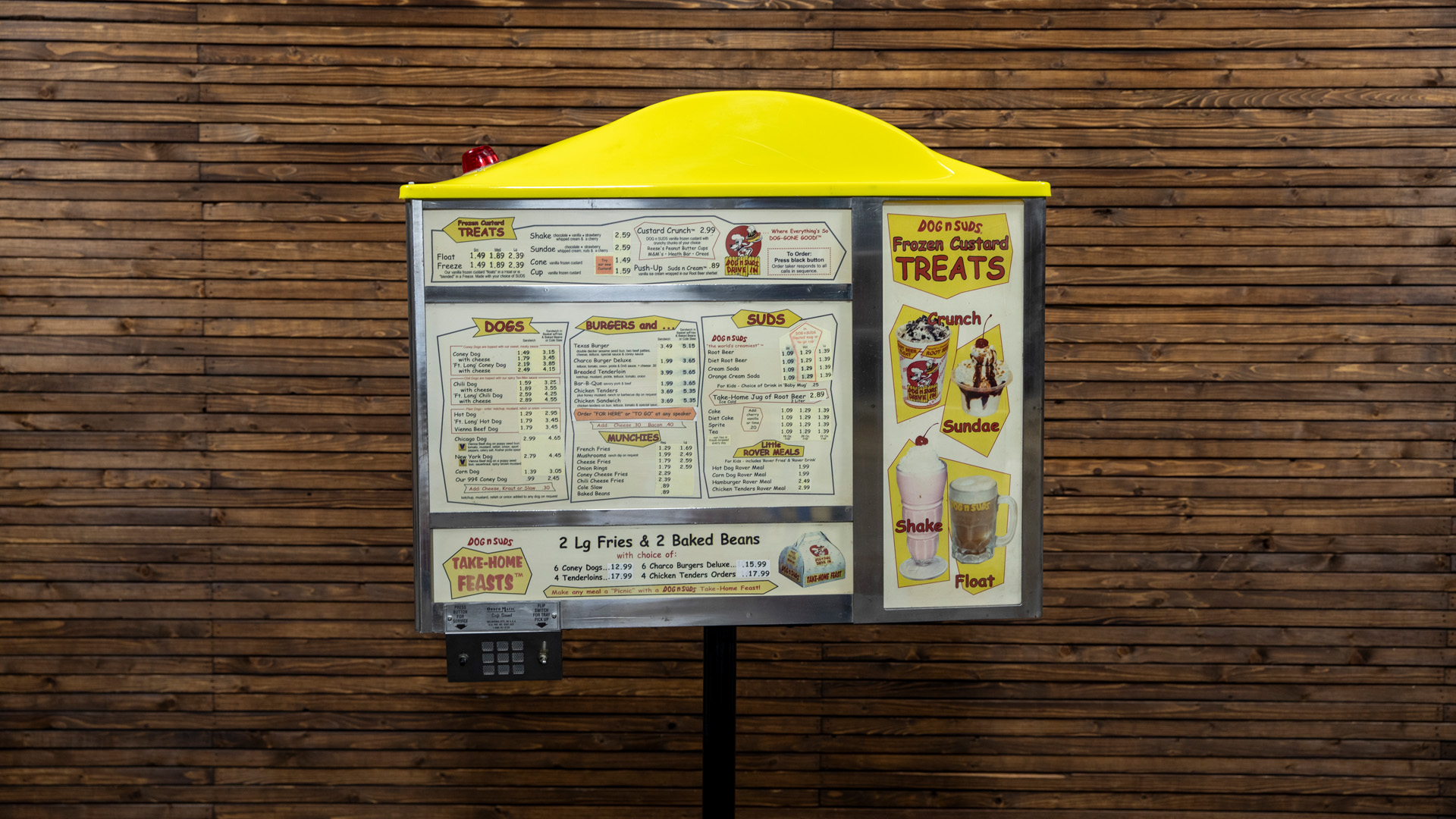  Dog N Suds Lighted Menu/Orderi ng Station 