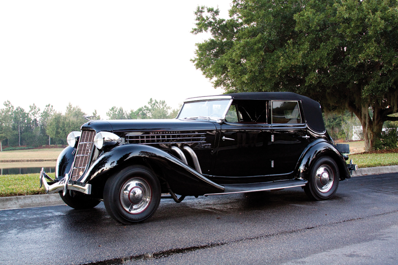 1936 Auburn 852 Supercharged Convertible Sedan