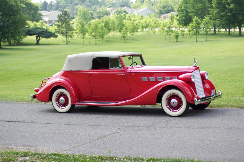 1936 Packard Super Eight 1404 Convertible Victoria