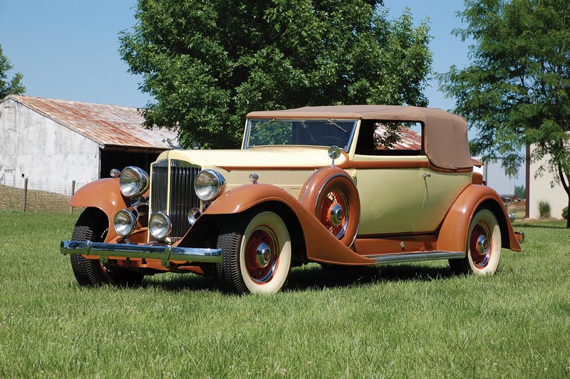 1933 Packard Super 8 Series 1004 Victoria Convertible
