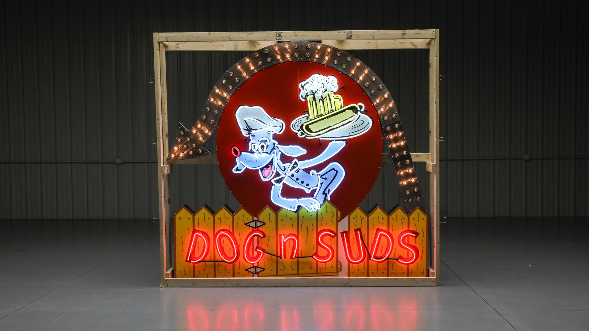  Dog 'n Suds Single-Sided Neon  Sign 