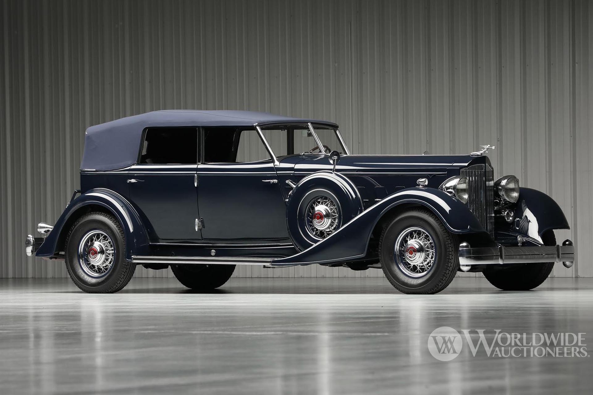 1934 Packard Twelve Individual Custom Convertible Sedan
