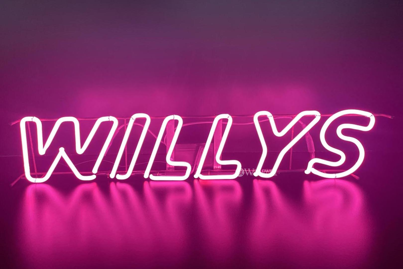 Custom Willys Neon Sign