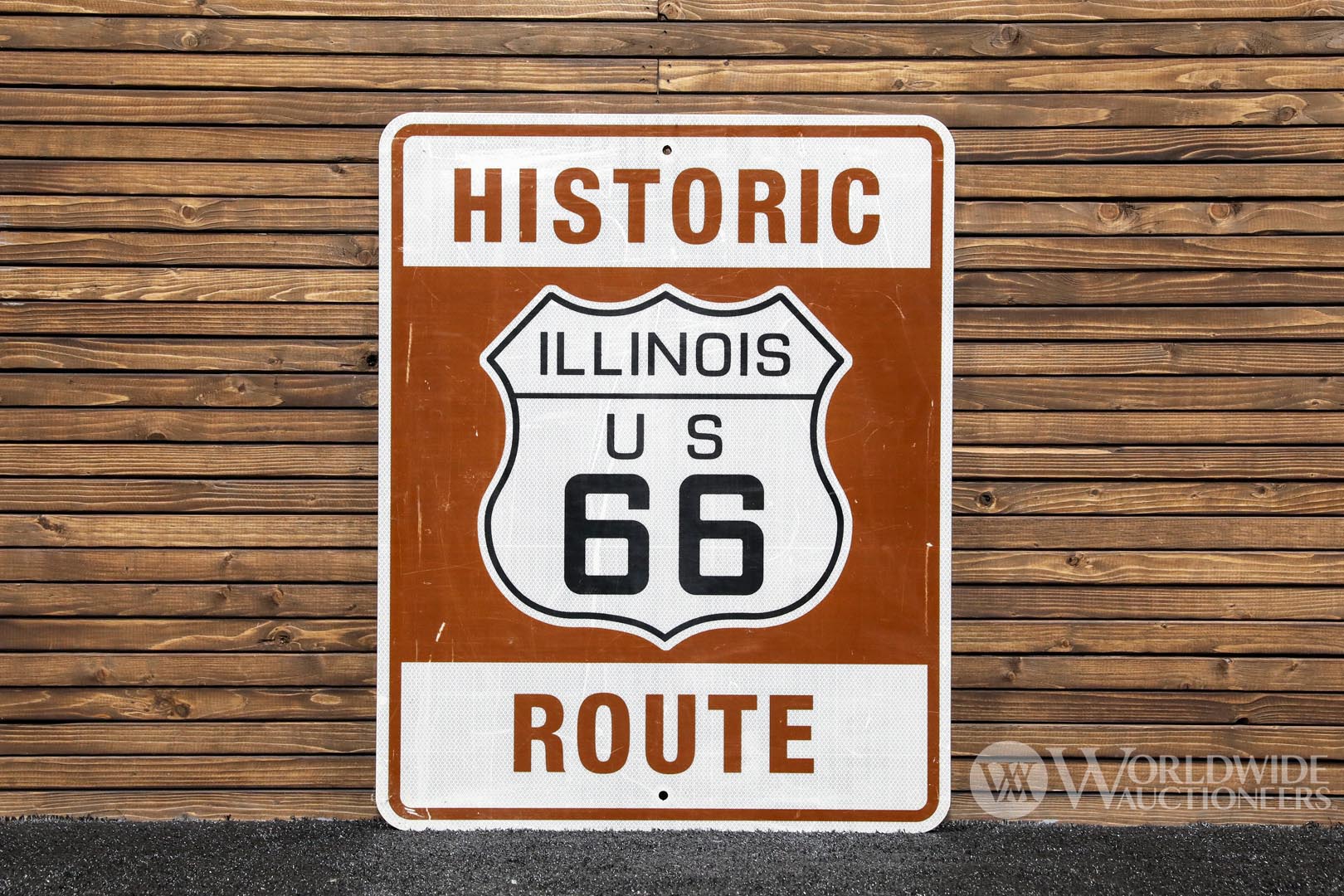 Historic Route 66 Illinois Sign