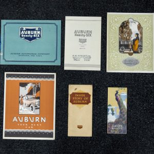 1921-1926 Auburn Sales Literat ure