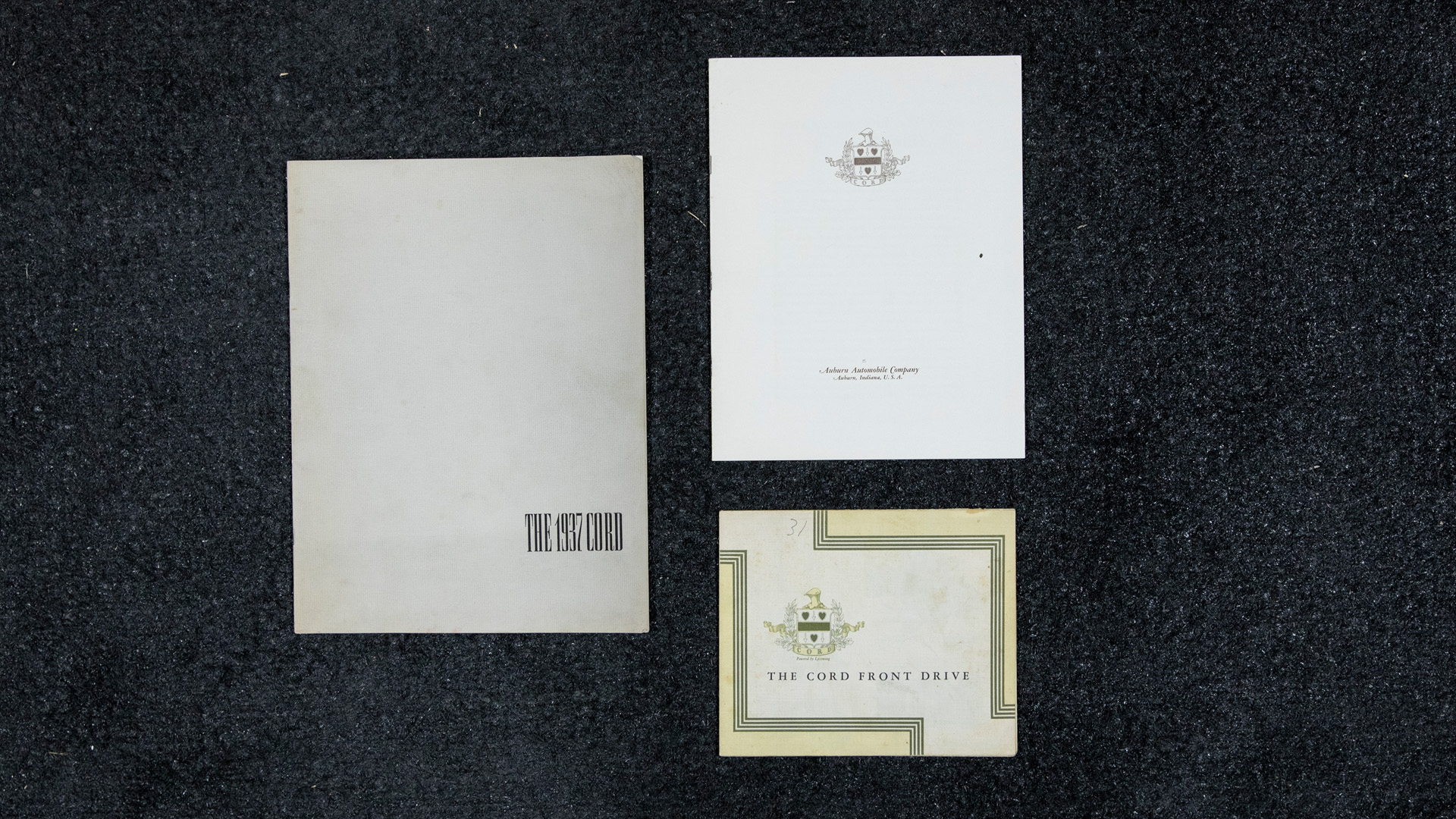 1929-1937 Cord Sales Brochures